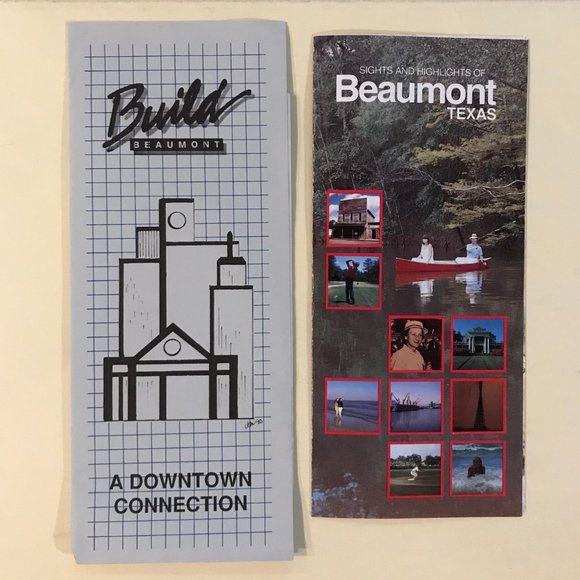 VINTAGE 1980s Texas Travel Brochures and Map - Picture 3 of 16